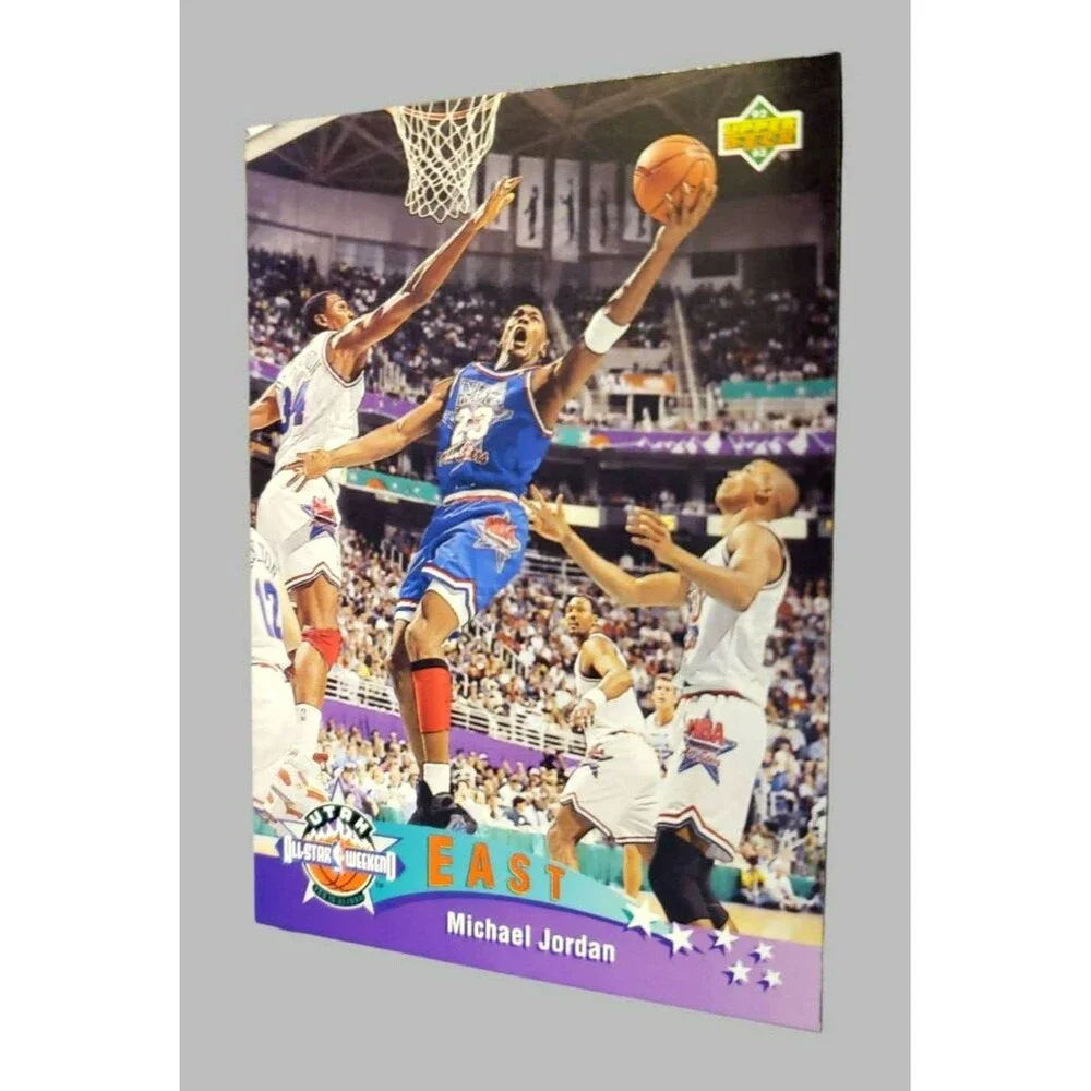 VTG 1992-93 Upper Deck MICHAEL JORDAN UTAH EAST All-Star Weekend NBA AS Card 425